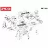 Ryobi ART3HG Spare Parts List Type: 5133000360